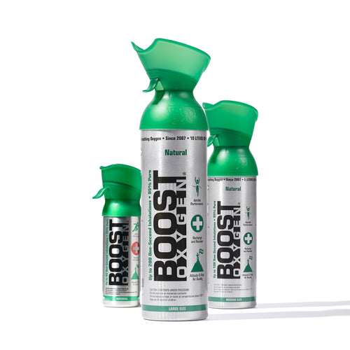 Boost Oxygen® Supplemental Oxygen, Natural Multi Pack 3, 5 & 10L