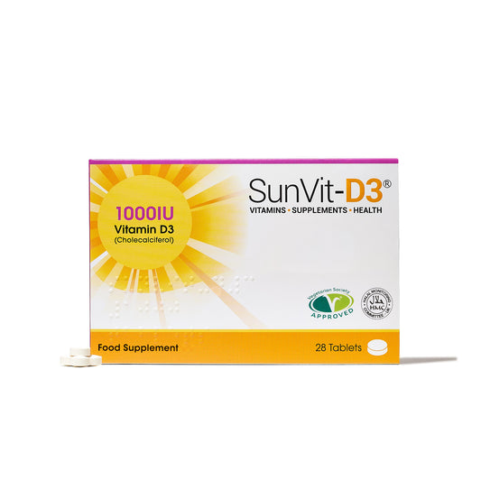 1,000IU (25ug) D3 Daily Tablets, For Adults & Children