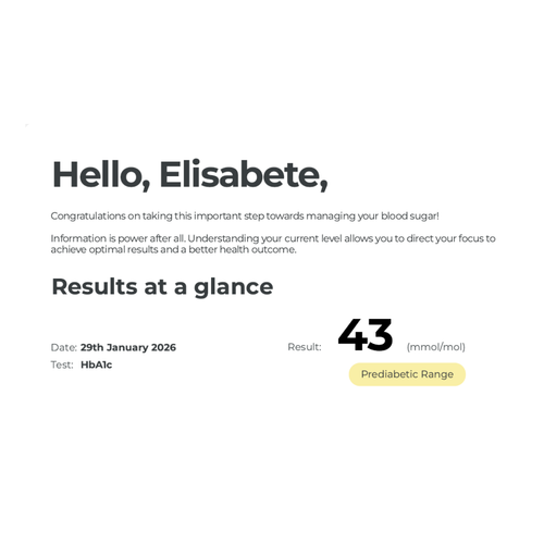Neovos HbA1c Test, uncovers your average blood sugar, empowering you to catch prediabetes and diabetes early, take control of your existing diabetes