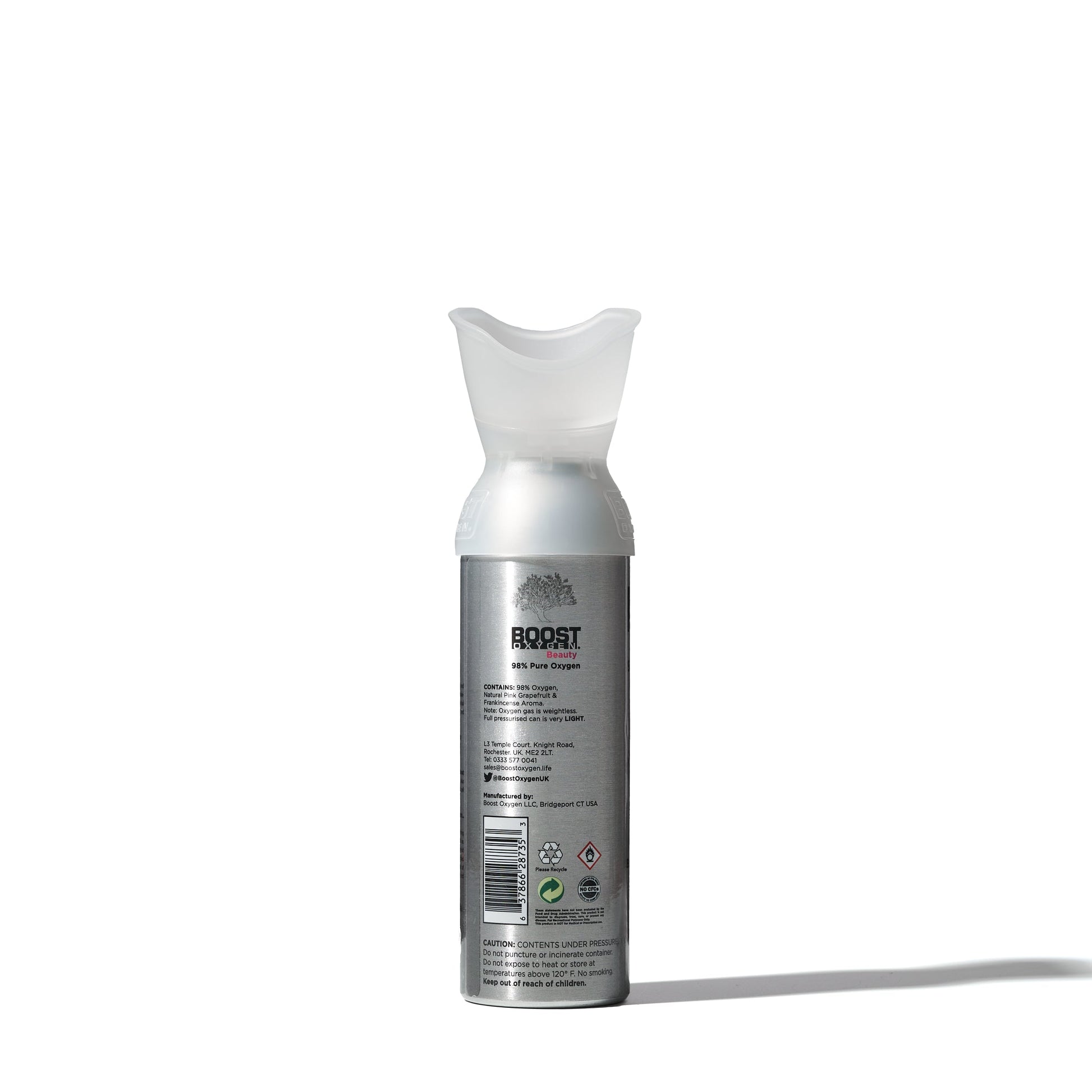 Boost Beauty - 95% Pure Oxygen Can 5L Up To 100 Uses, For Health, Breathing & Skincare - SunVit - D3