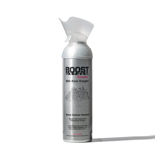 9L Boost Beauty - 98% Pure Oxygen Canister for Health, Breathing & Skincare