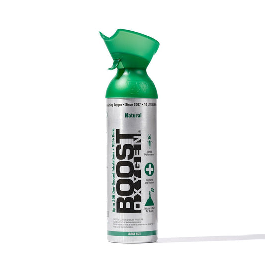 Boost Natural - 95% Pure Oxygen Can 10L Up To 200 Uses, For Health & Breathing - SunVit - D3