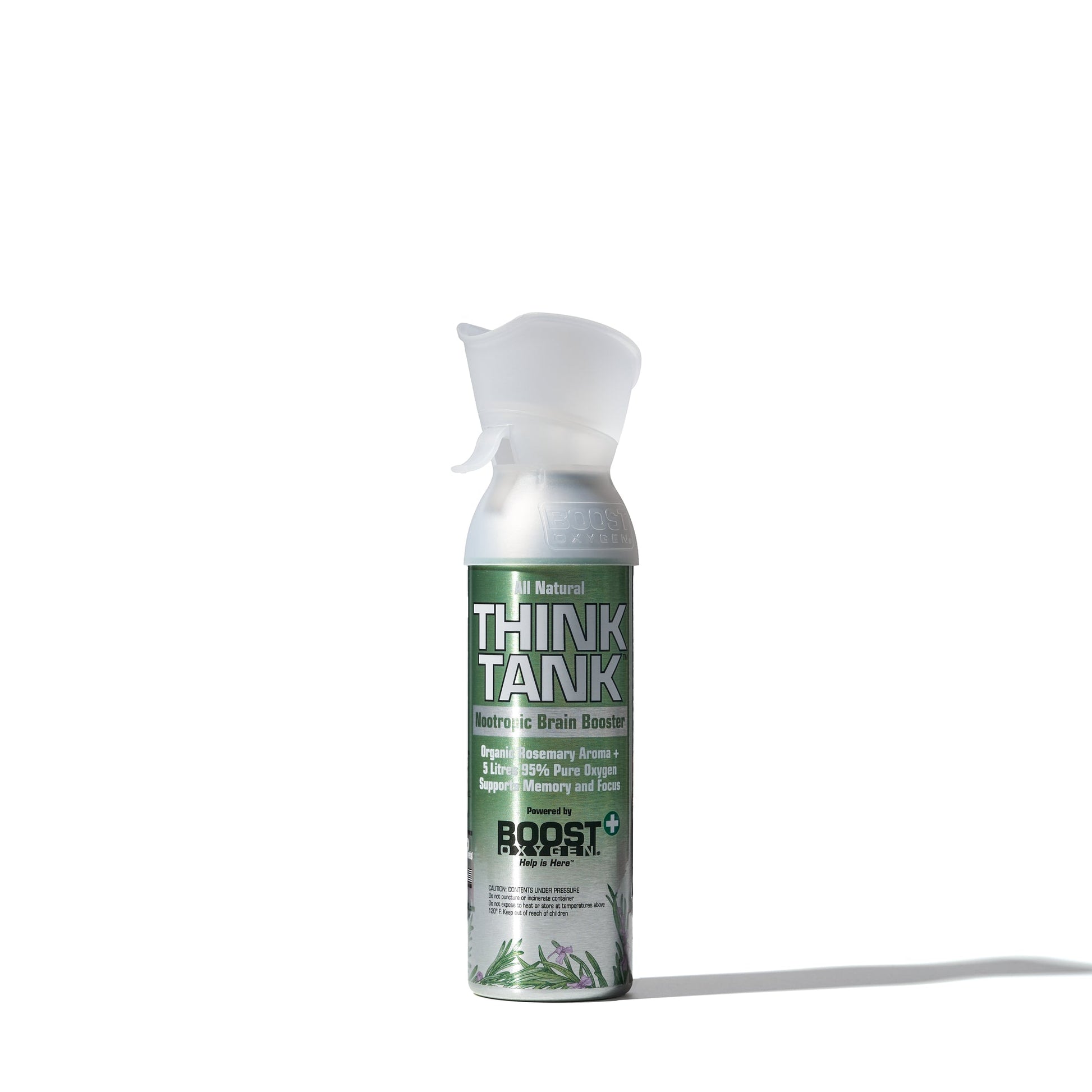 Boost Think Tank - 95% Pure Oxygen Can 5L Up To 100 Uses, For Health & Wellness - SunVit - D3