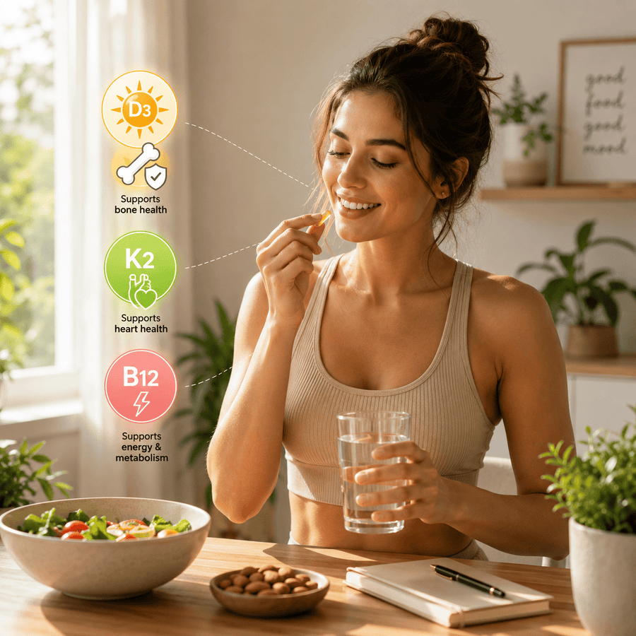 Taking Vitamin D3, K2 and B12 Together