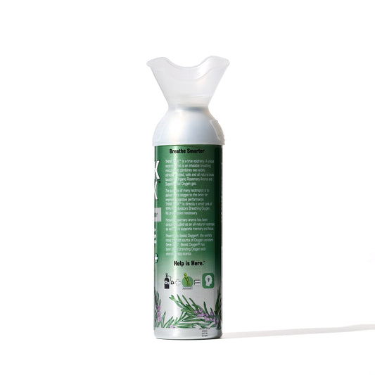 Boost Oxygen Think Tank - 95% Pure Oxygen Can 10L, Up To 200 Uses, For Brain & Mental Health