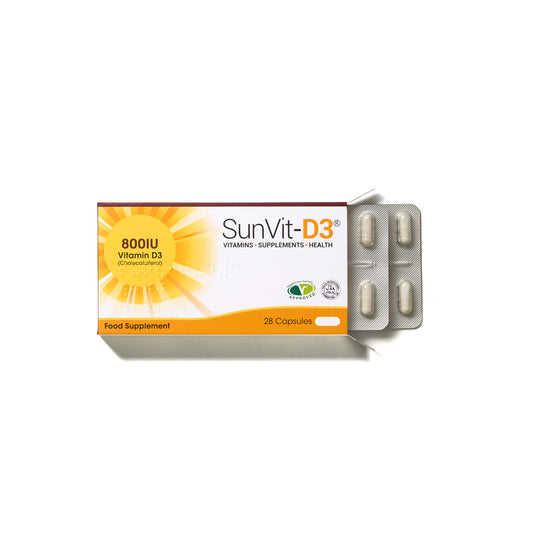 800IU (20ug) D3 Daily Capsules, For Adults & Children