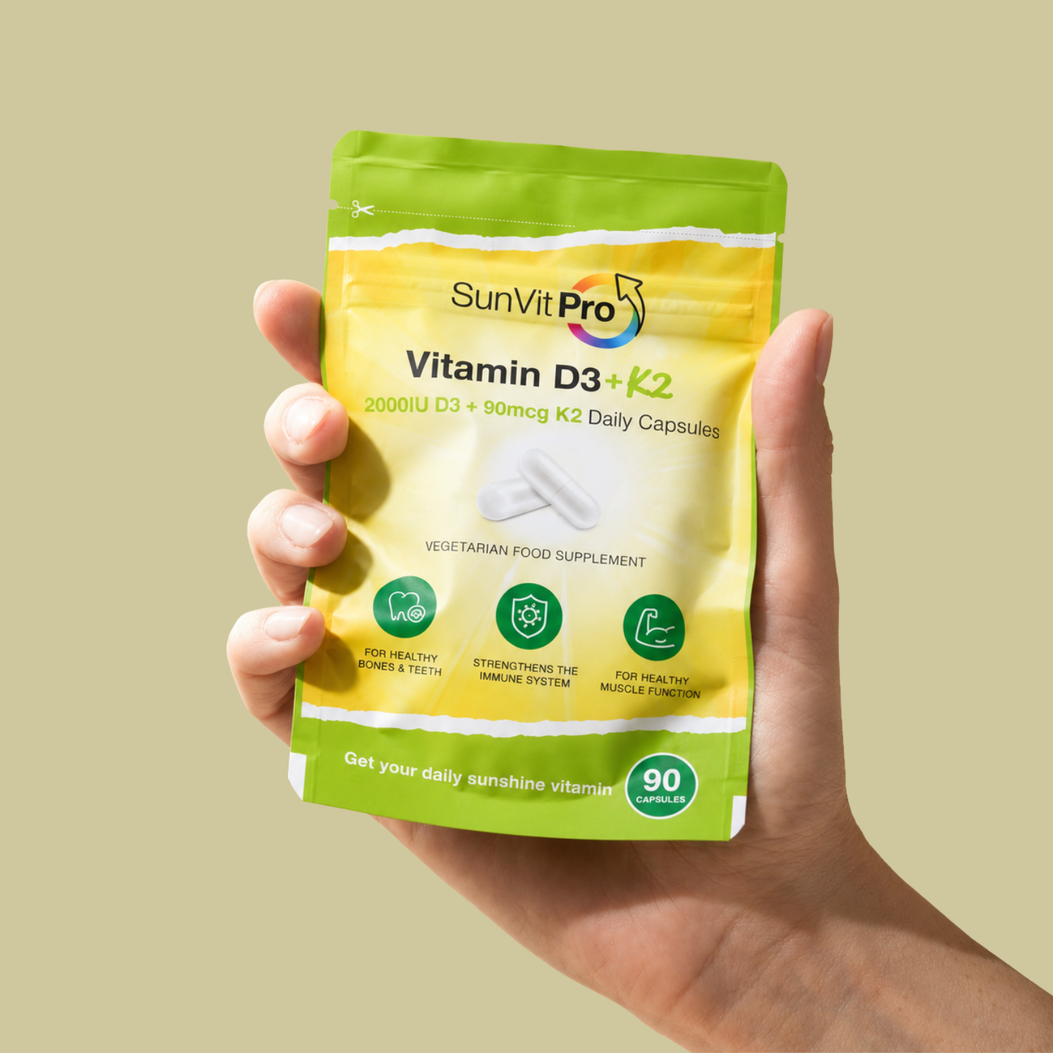 Vitamin D3 & K2