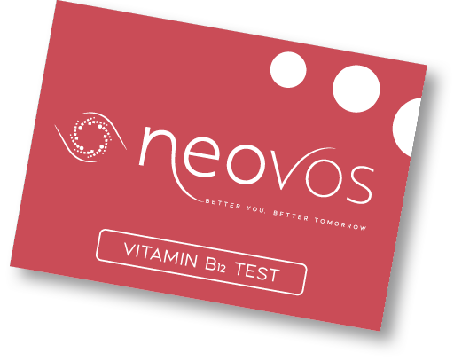 Neovos Vitamin B12 Test kit measures your Methylmalonic Acid  levels (MMA) from a urine sample.