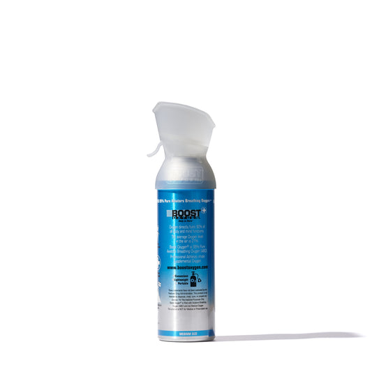 Boost Peppermint 95% - Pure Oxygen Can 5L, 100 x 1-second Inhales for Health & Breathing