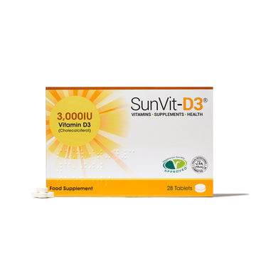 3,000IU (75ug) D3 High Strength Daily Tablets for Adults, Menopause Approved