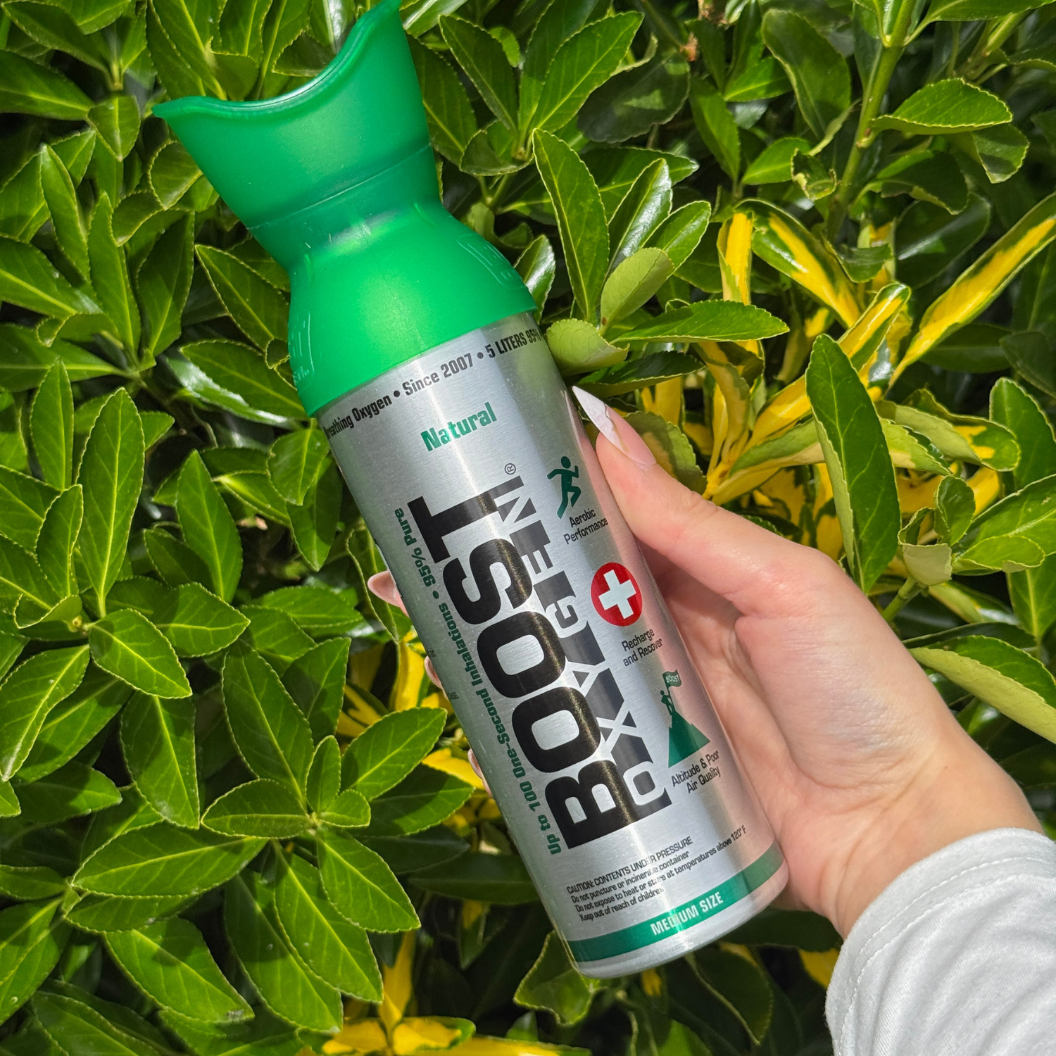 Boost Natural | 95% Pure Oxygen In a Can | SunVit-D3