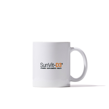 SunVit-D3 Ceramic Drinking Cup - Start Your Day The Right Way!