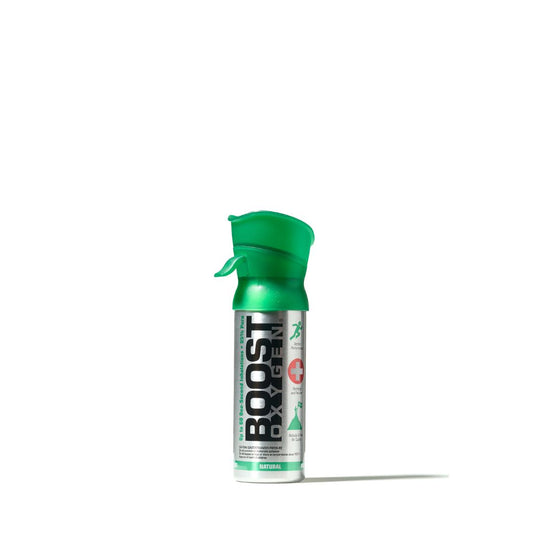 Boost Natural 3L - 95% Pure Oxygen Canister, 60 x 1-second Inhalations for Energy & Mental Alertness