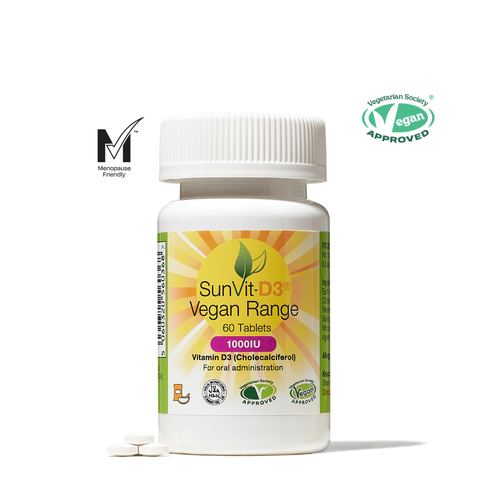 Vegan 1,000IU (25µg) 60, Low Strength Daily Vitamin D3 Tablets, For Adults & Children, Natural Organic Pine Sourced