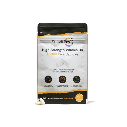 Vitamin D3 4000IU (100ug) 90 High Strength Daily Capsules