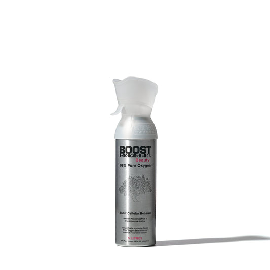 Boost Beauty - 95% Pure Oxygen Can 5L Up To 100 Uses, For Health, Breathing & Skincare - SunVit - D3