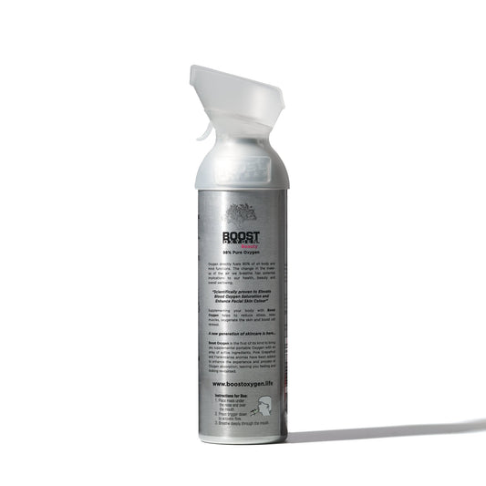 Boost Beauty - 95% Pure Oxygen Can 9L Up To 200 Uses, For Health, Breathing & Skincare - SunVit - D3