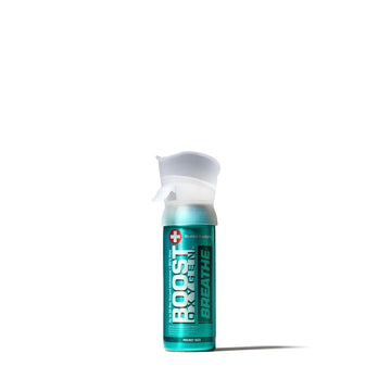 Boost Menthol - Eucalyptus Breathe 3L - 95% Pure Oxygen Canister, Up to 60 1 - Second Inhalations, For Breathing, Respiratory and Colds - SunVit - D3