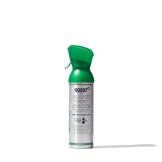 Boost Natural - 95% Pure Oxygen Can 5L, Up To 100 Uses, For Health & Breathing - SunVit - D3