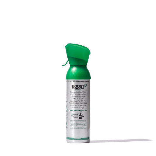 Boost Natural - 95% Pure Oxygen Can 5L, Up To 100 Uses, For Health & Breathing - SunVit - D3