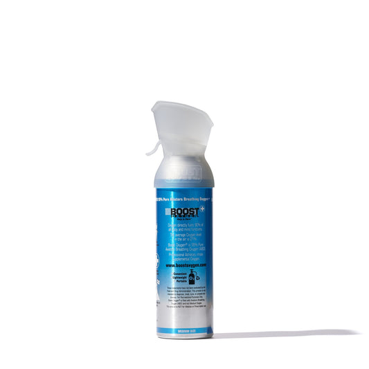 Boost Peppermint 5L 95% - Pure Oxygen Canister, 100 x 1 - second Inhales for Health & Breathing - SunVit - D3