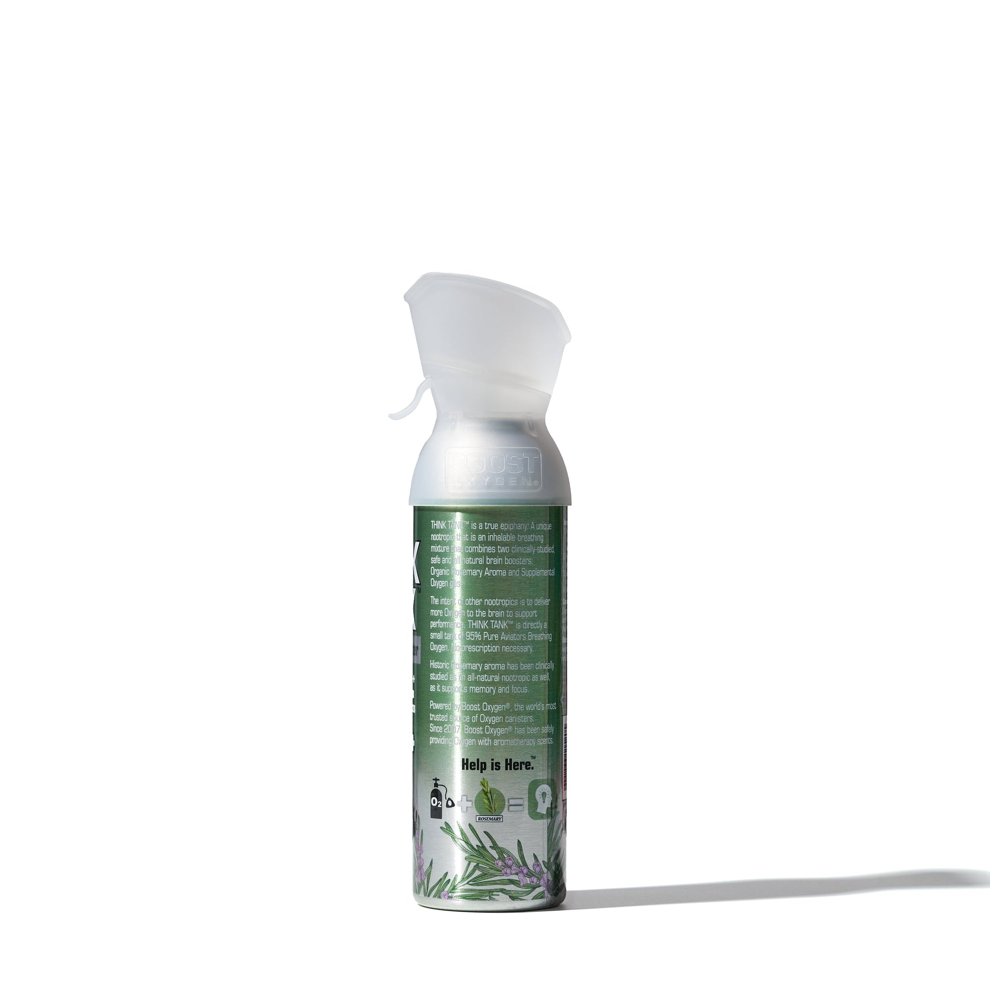 Boost Think Tank - 95% Pure Oxygen Can 5L Up To 100 Uses, For Health & Wellness - SunVit - D3