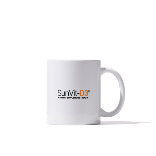 SunVit-D3 Ceramic Drinking Cup - Start Your Day The Right Way!