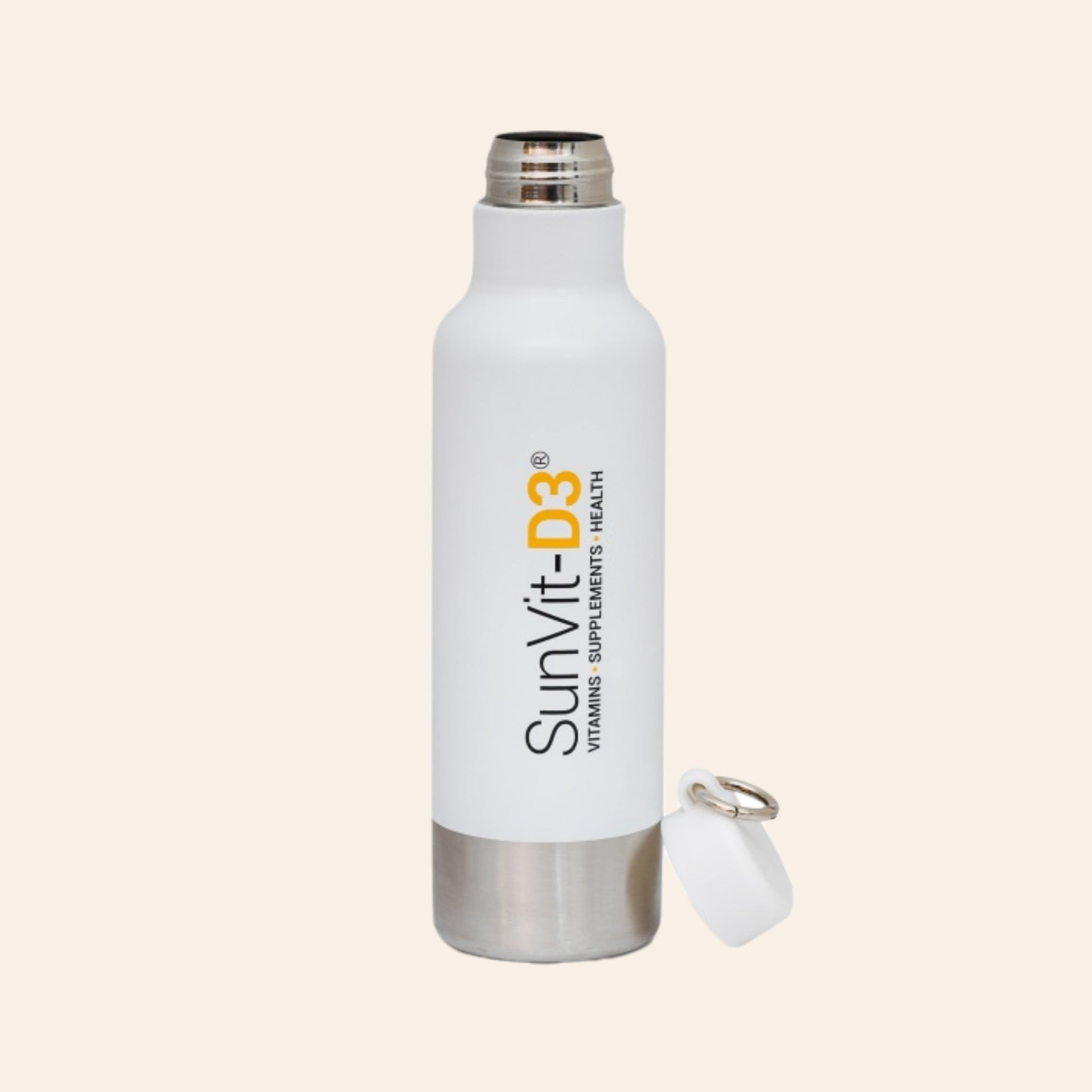 750ml Cold Water Hydration Bottle, For Travel or Sports - SunVit-D3